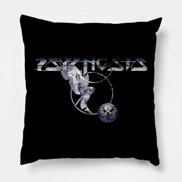 Retro Video Games Psygnosis Logo Vintage Pillow by Meta Cortex