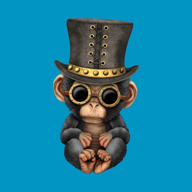 Steampunk Baby Chimp by jeffbartels