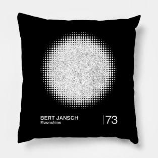 Moonshine / Minimalist Style Graphic Design Fan Art Pillow