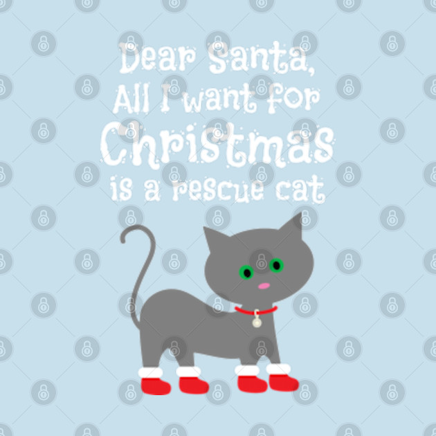 Discover Rescue Cat for Christmas Cat Lover Gift - Cat Lover Gifts - T-Shirt