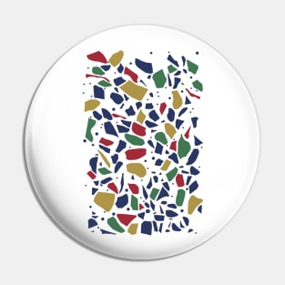 Terrazzo Spot Color on White Pin