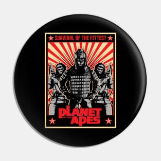 Planet of the Apes propaganda poster - 3.0 Pin