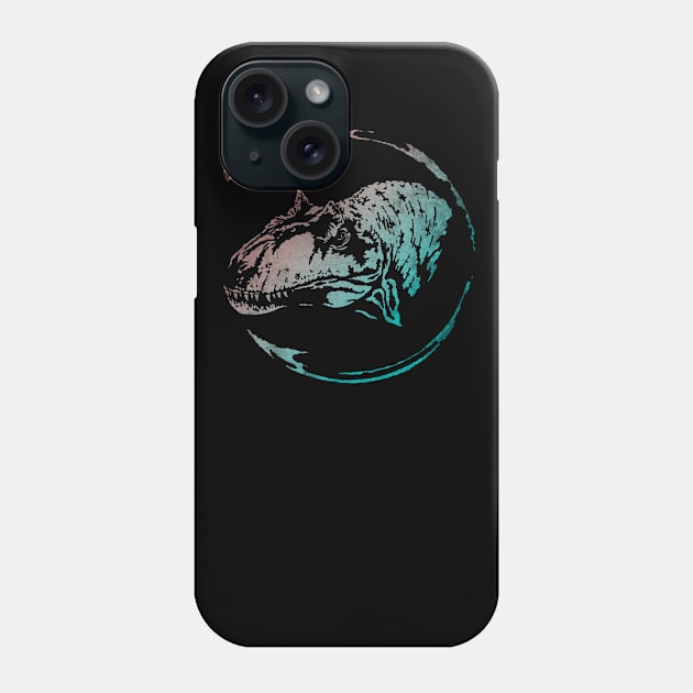 Allosaurus Jurassic Dinosaur Vintage Phone Case by Adult LGBTQ+ and Sexy Stuff