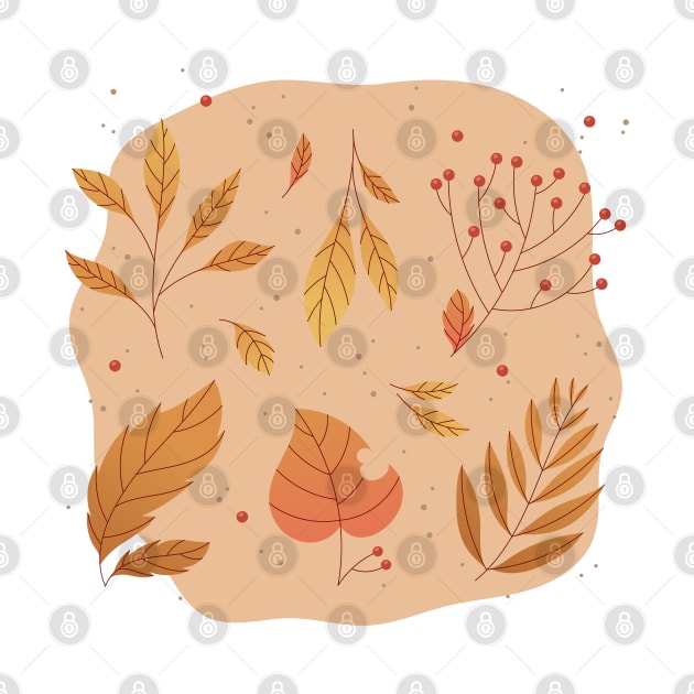 Fall / Autumn Leaves Pattern by LittleMissy