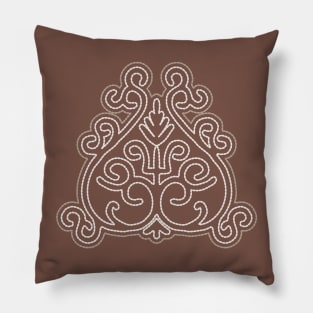 Tree of Life symbol. Siberian tribal pattern Pillow