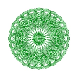 Mandala (green) T-Shirt