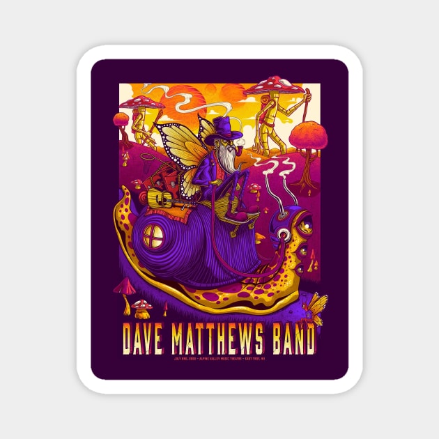 #DMB DAVE TOUR 2022 MATTHEWS BAND ALPHINE VALLEY Magnet by RidwanKelexs