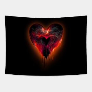 Burning Heart Tapestry