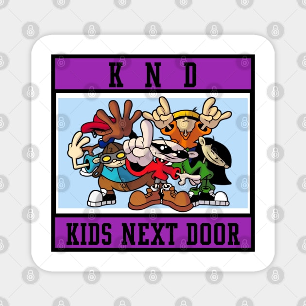 kids next door Magnet by youne street