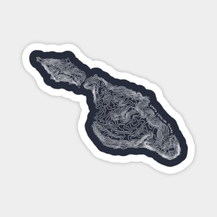 Santa Catalina Island (white) Magnet