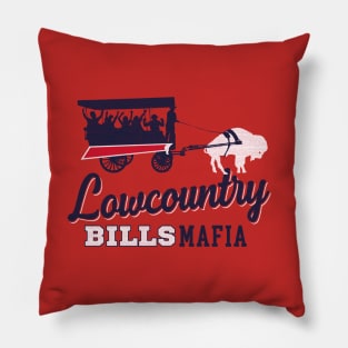 Chucktown Mafia Carriage - Red Pillow