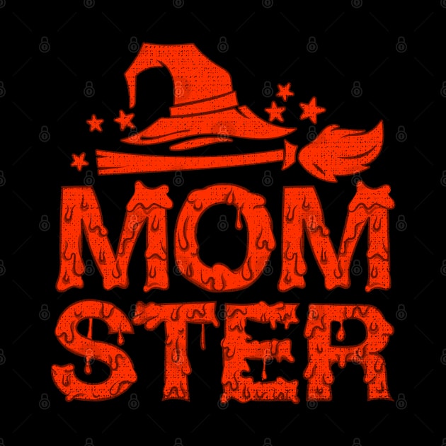 Momster Funny Halloween Mom by TheVintageChaosCo.