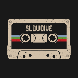 Personalized Slowdive Name Birthday Vintage Cassette Tape T-Shirt