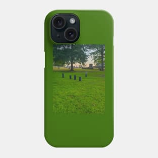 Cemetary at Sunset Phone Case