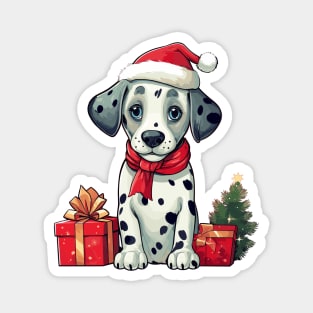 Dalmatian’s first Christmas Magnet