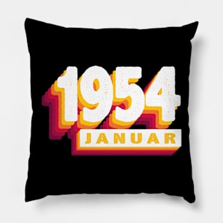 Januar 1954 0 70 Jahren Mann Frau Geburtstag Pillow