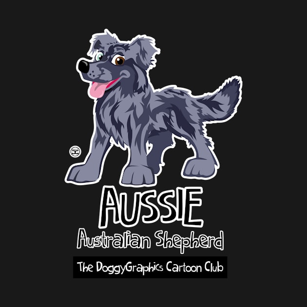 Aussie CartoonClub - Full Merle by DoggyGraphics