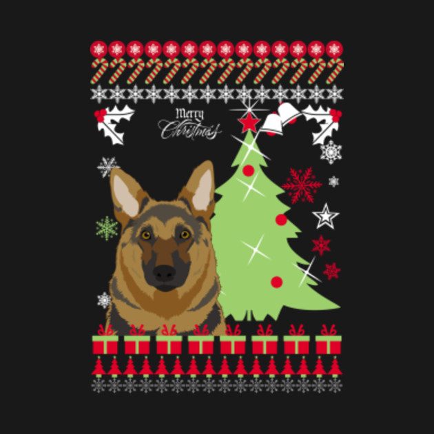 Discover German shepherd Ugly Christmas Sweater - German Shepherd - T-Shirt