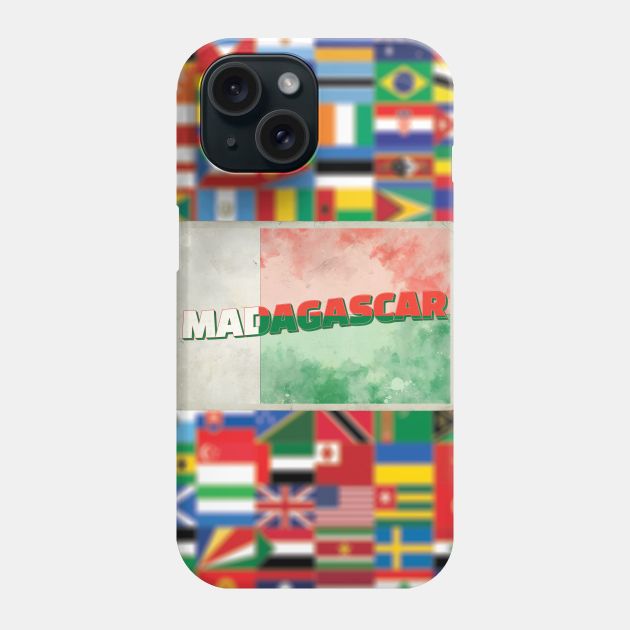 Madagascar Vintage style retro souvenir Phone Case by DesignerPropo