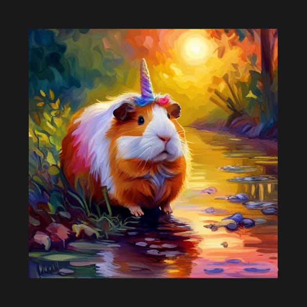 Guinea Pig Unicorn by DestructoKitty