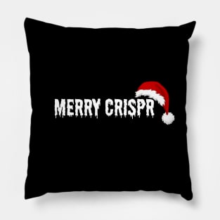 Merry Crispr! Christmas time, biotechnology, pcr Pillow