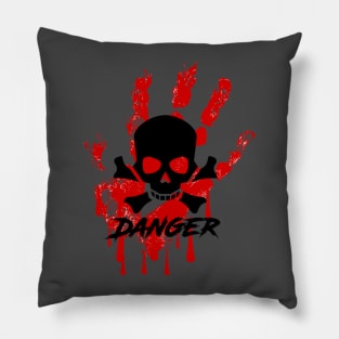 Skull Danger Pillow