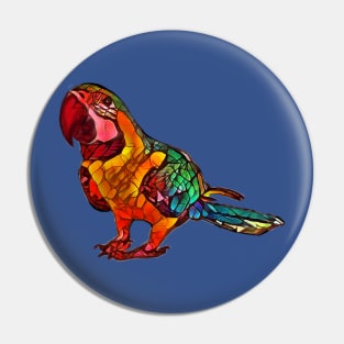 Colorful Parrot Design Pin