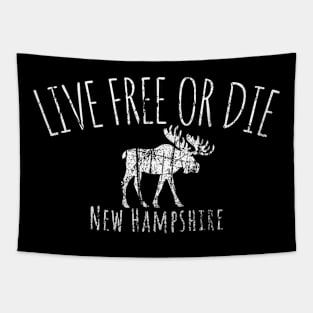 Live Free Or Die New Hampshire Tapestry