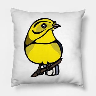 Prothonotary Warbler Graphic Pillow