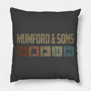 Mumford & Sons Control Button Pillow