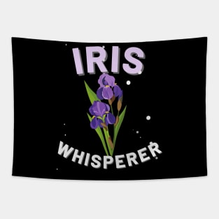 Flower Iris Whisperer Spring Gardener Plant lady Women Girl Tapestry