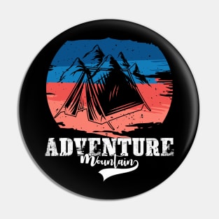 Adventure Mountain Pin