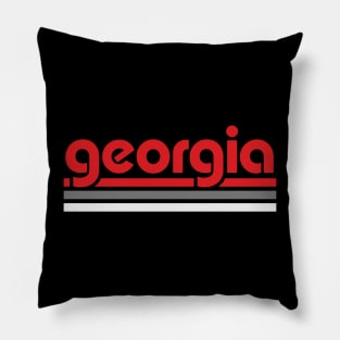 Retro Georgia Stripes Pillow