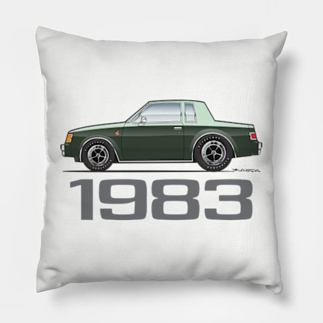 1983 Pillow by ArtOnWheels