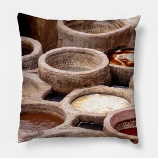 Tannery vats Pillow