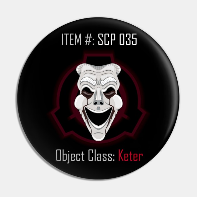 SCP-035 Mask - Scp Foundation - Pin