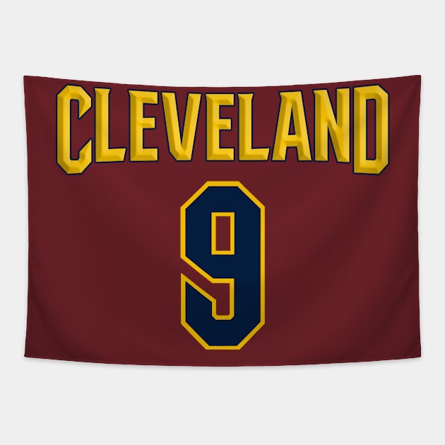 Cleveland No. 9 Tapestry by Aine Creative Designs