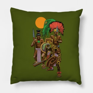 Aztec Warriors Pillow