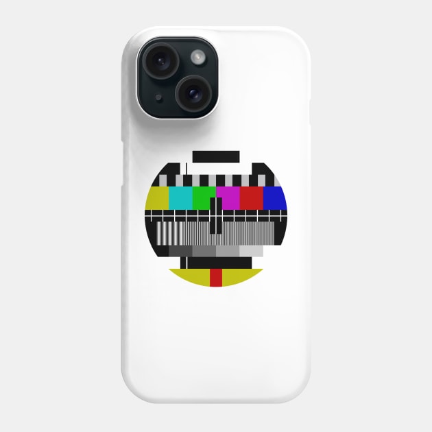 TV Test Card Phone Case by n23tees