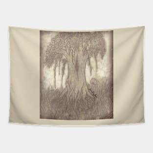 Vintage Tree Of Life Tapestry