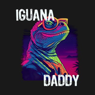 Iguana Daddy Synthwave T-Shirt