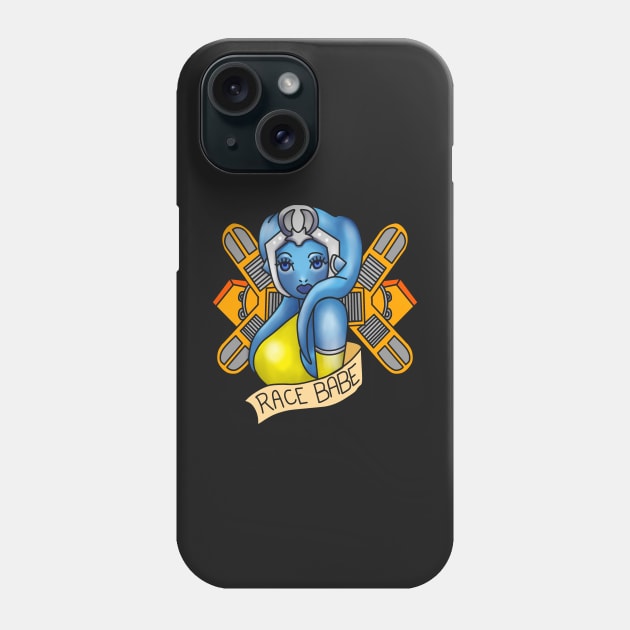 Race Babe Phone Case by Moemie