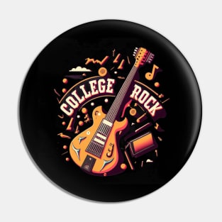 College Rock Pin