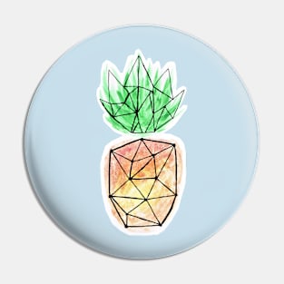 Watercolor Pineapple Pin