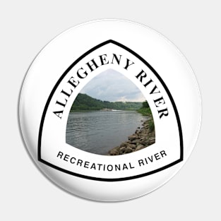 Allegheny River Recreational River trail marker Pin