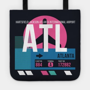 Atlanta (ATL) Airport // Sunset Baggage Tag Tote