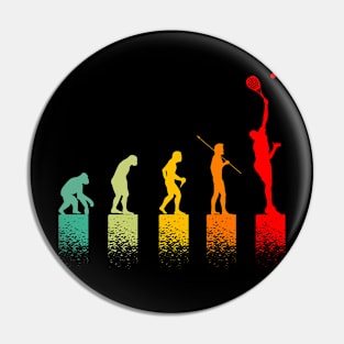 Evolution Tennisman idee cadeau passionné de tennis Pin