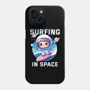 Surfing in Space - Astro edition Phone Case