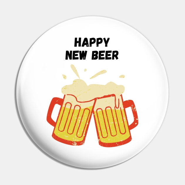 Happy New Beer Pin by nathalieaynie