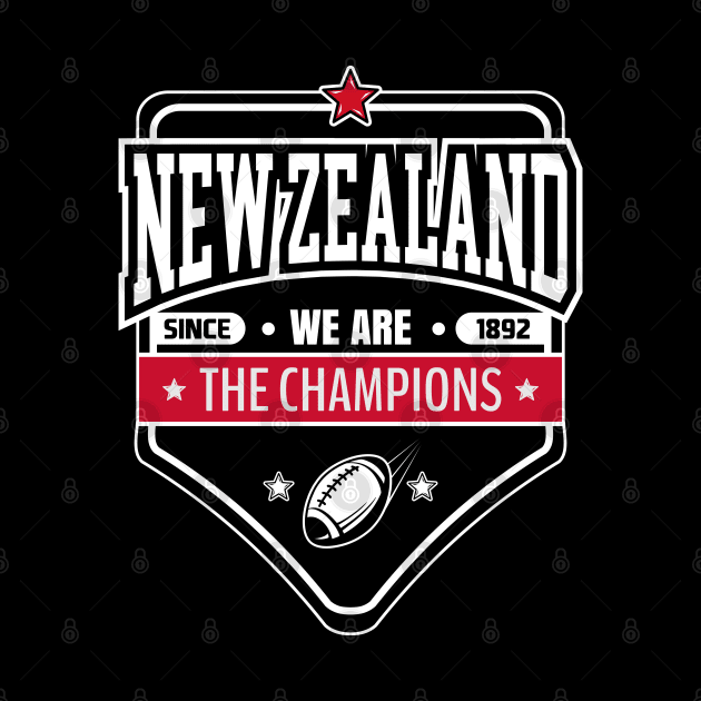 New Zealand Rugby | Victory Badge by VISUALUV